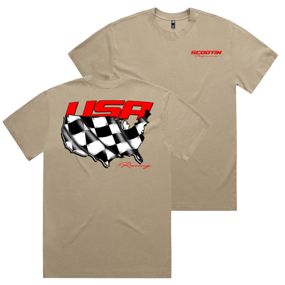 Premium heavyweight USA Racing shirt