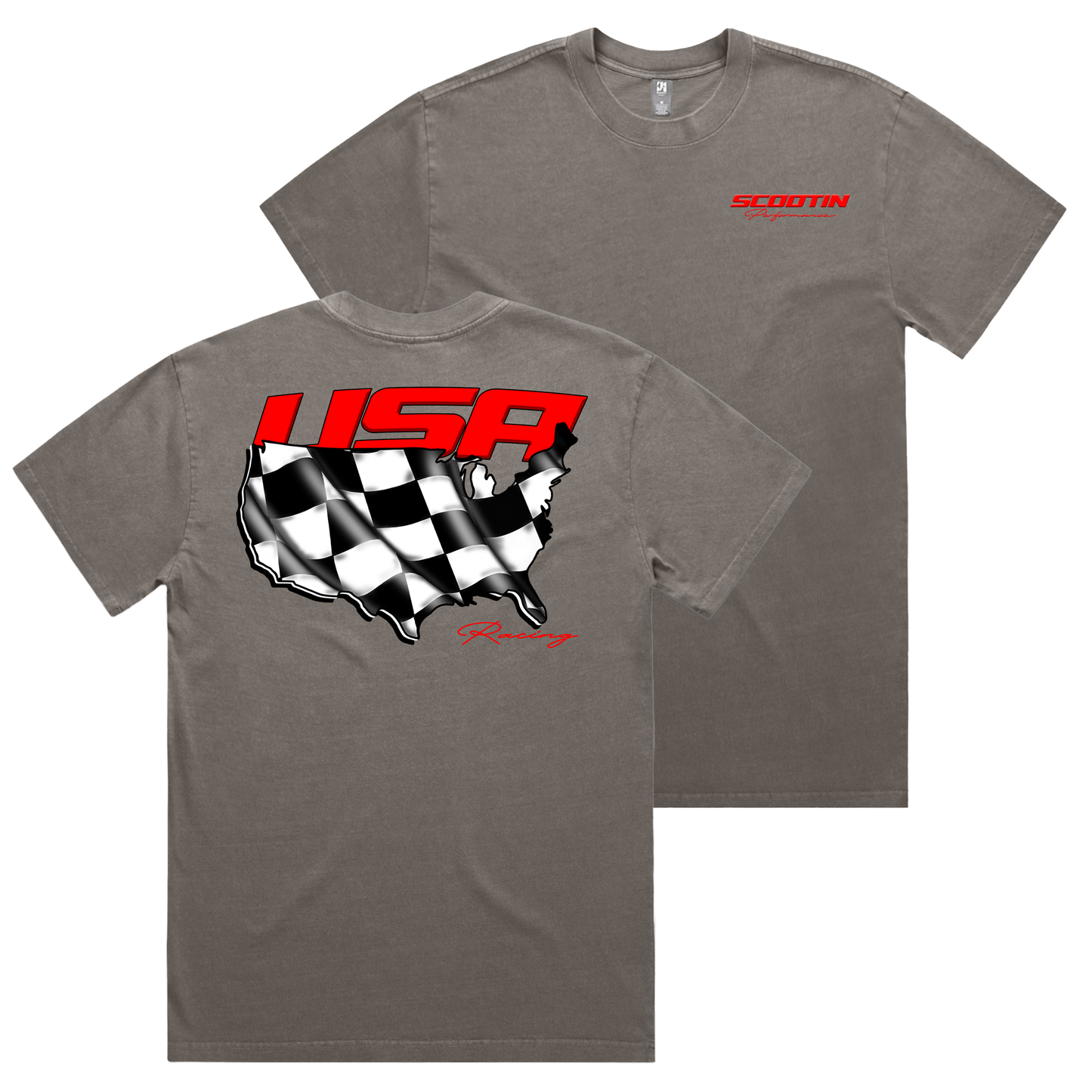 Premium heavyweight USA Racing shirt