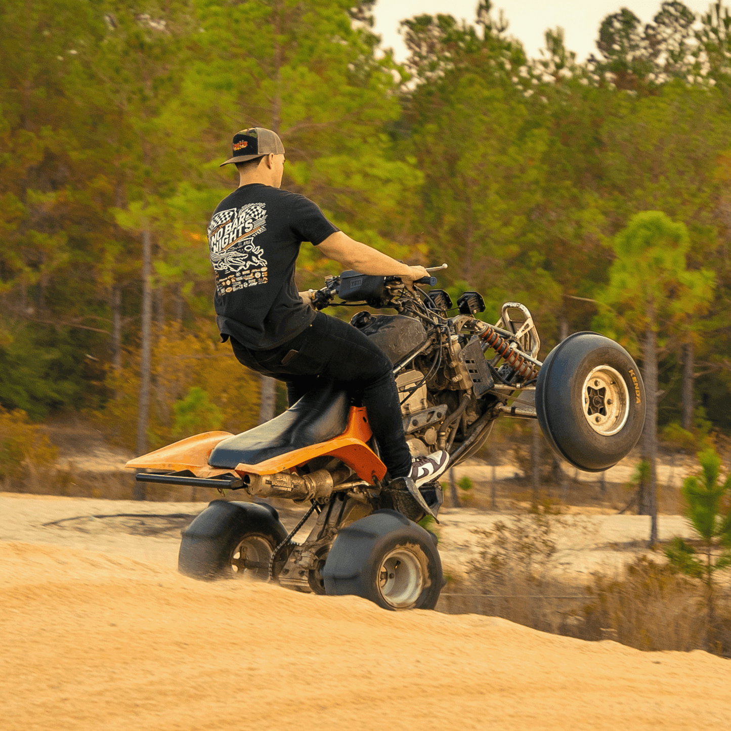 Camo Scootin Racing Tire Hat