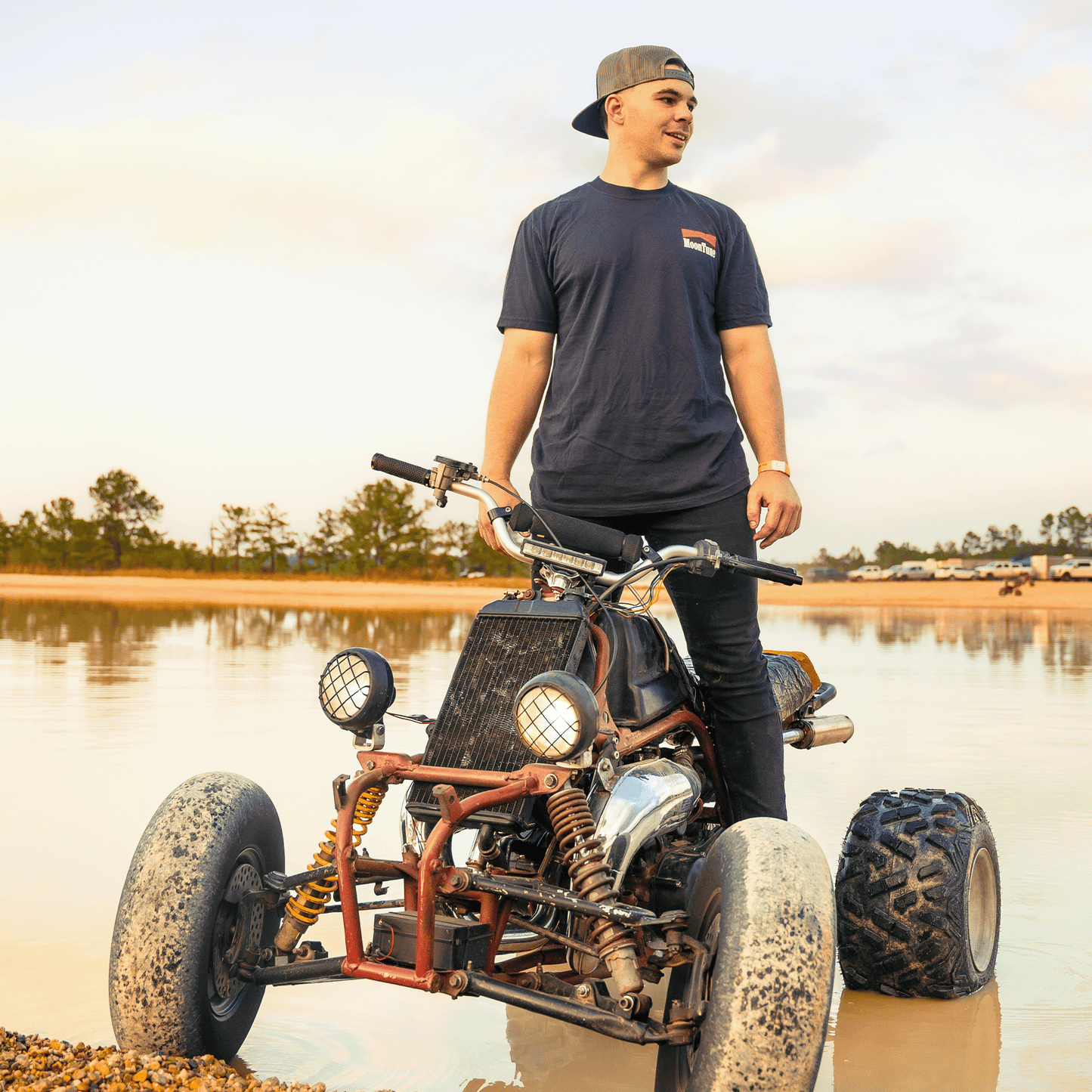 Camo Scootin Racing Tire Hat