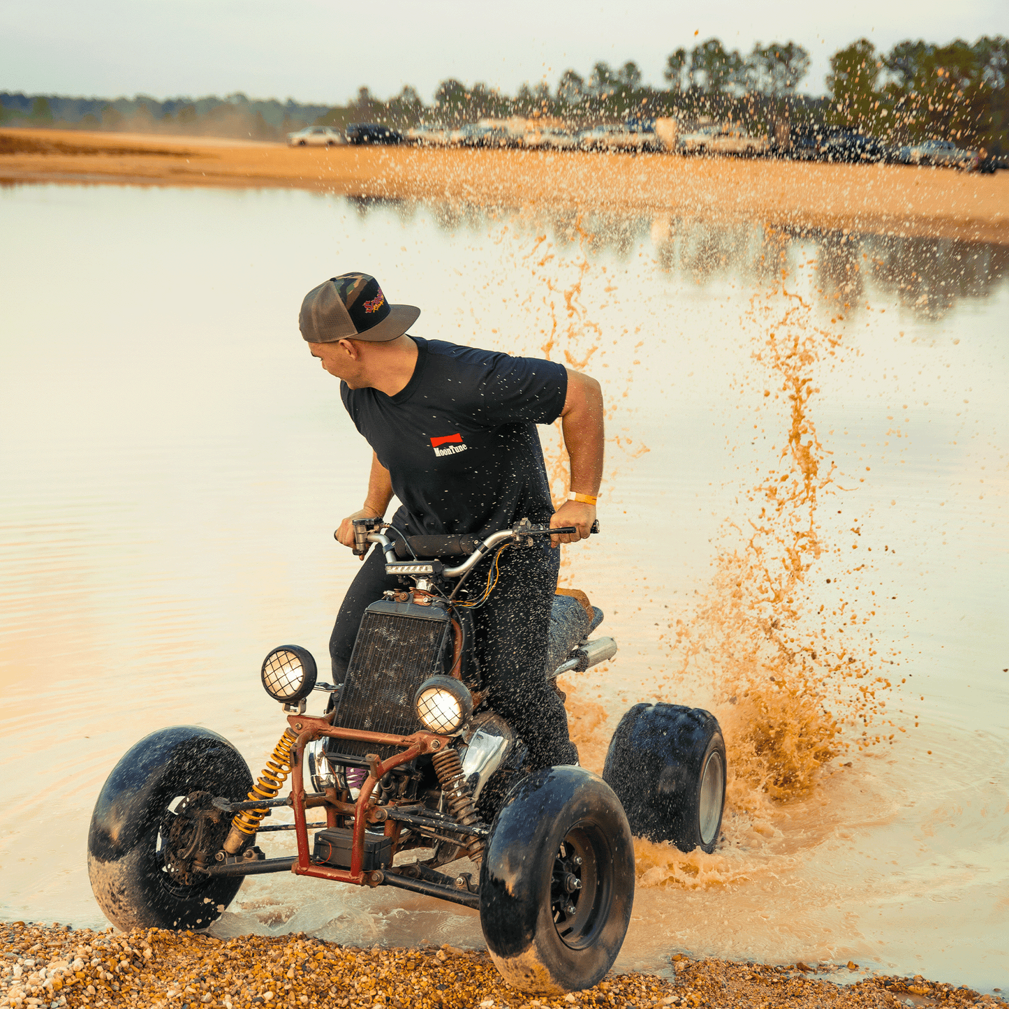 Camo Scootin Racing Tire Hat