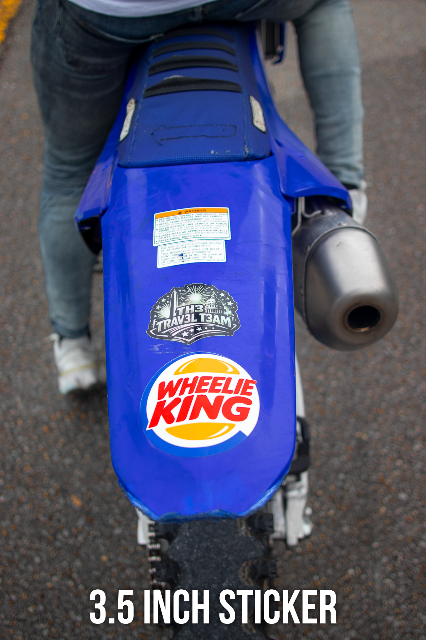 Wheelie King Stickers